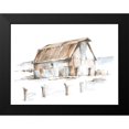 thumbnail image 2 of Harper, Ethan 14x12 Black Modern Framed Museum Art Print Titled - Roadside Barn I, 2 of 5