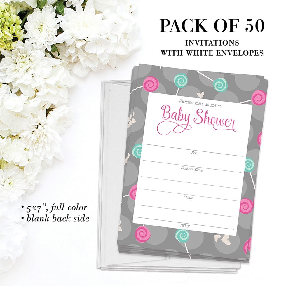 beautiful baby shower invitations