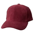 thumbnail image 1 of Autumn Peaked Hat Solid Color Round Top Simple Breathable Lightweight Keep Warm Vintage Wide Brim Unisex Winter Baseball Hat for Outdoor, 1 of 8