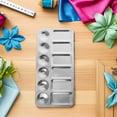 thumbnail image 4 of PAMINGONO 3Pcs Compact Metal Paint Mixing Tray for Precise Color Blending in Painting, 4 of 8