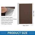 thumbnail image 4 of Unique Bargains Self Adhesive Leather Repair Patch Strong Stickiness Leather Repair Tape Faux Leather1 Pcs Light Brown 19.6" x 27.5", 4 of 7