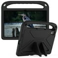thumbnail image 4 of Allytech Lenovo Tab P11(TB-J606F/TB-J606X) 11 Inch Case,Soft EVA Rubber Children Proof Handle Kickstand Heavy Duty Protection Shockproof Case Cover for Lenovo Tab P11(TB-J606F/TB-J606X),Black, 4 of 6