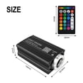 thumbnail image 4 of 500pcs Fiber Optic Car Home Headliner Star Light Kit Roof Ceiling Lights Remote, 4 of 5