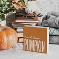 thumbnail image 5 of Zomyto 7"x7" Rustic Hello Pumpkins Fall Wood Box Sign,Farm house Artwork Decor,Retro Autumn Thanksgiving Harvest Wooden Square Sign Desk Block Signs, 5 of 6