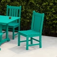 thumbnail image 2 of WestinTrends Malibu 6-Piece Outdoor Patio Dining Set Outdoor Table and Bench Chair Set, Turquoise, 2 of 6