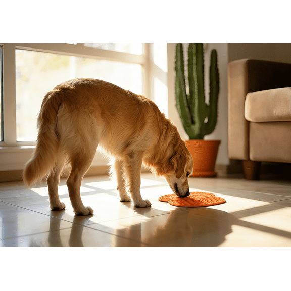 Pet Calm Silicone Lick Mat | Slow Feeder for Bath & Grooming