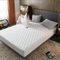 thumbnail image 3 of Toystoory Cómodas fundas para colchones fabricadas con poliéster para cualquier lugar Protectores de colchón fáciles de limpiar Juegos de cama azul claro, 3 of 6