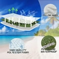 thumbnail image 4 of Outdoor Pillow Covers 18x18 Inch Set of 2 Hello Sunshine Decor Olive Green Waterproof Throw Pillow Covers Summer Outdoor Pillow Covers Decor for Patio Funiture Garden Sofa Couch 020G18, 4 of 6