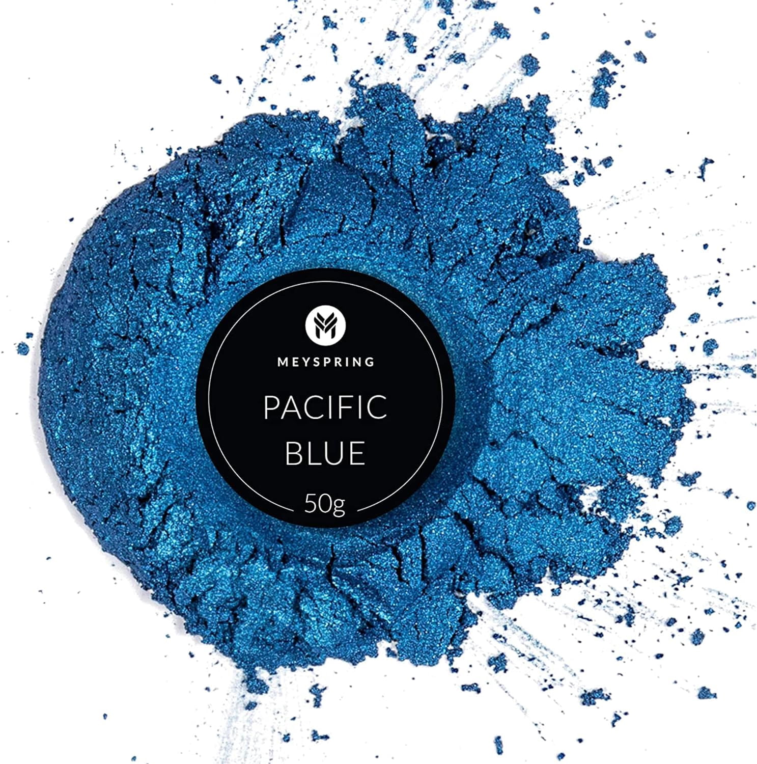 Pacific Blue Epoxy Resin Color Pigment - 50 Grams - Great for Resin Art, Epoxy Resin, and UV Resin - Mica Powder for Epoxy Resin