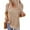 Khaki, variant on Baberdicy Sweaters for Women, Women's Fashion Spring and Summer Top Basic Loose Short Sleeve Side Slit Rib Knitted Top Casual Sweater Pocket Womens Sweaters Black