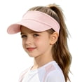 thumbnail image 3 of Hats for Women Kids Breathable Visor Cap Adjustable Headband Outdoor Sport Hat Pink One Size, 3 of 9