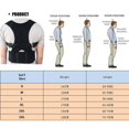 thumbnail image 4 of Magnetic Posture Back Corrector Lumbar Shoulder Support Belt Brace Protector Body Shaper, 4 of 4