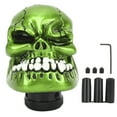 thumbnail image 2 of Skull Head Stick Manual Shift Knob Gear Shifter with Adapters, Stylish and Durable Car Accessory, 2 of 7