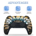 thumbnail image 4 of Indian Devil Skull PS5/PS5 Pro/PS5 Slim Digital Disc Skin Sticker For Console And Controller Skins, 4 of 7