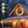 thumbnail image 6 of Ktaxon 60in Christmas Wreath Christmas Decoration Lighted Holiday Decor 400 Lights LED - Golden, 6 of 6