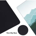 thumbnail image 5 of Extended Gaming Mouse Pad (31.5x11.8 in), Large Non-Slip Rubber Base Mousepad,Waterproof Keyboard Mouse Mat Desk Pad for Work, Game, Office, Home - Mountains and Forest Pattern Watercolor, 5 of 6