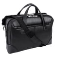 thumbnail image 4 of HARPSWELL | 17” Leather Dual-Compartment Laptop Briefcase, 4 of 12