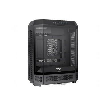 Thermaltake The Tower 600 Mid Tower Chassis - Mid-tower - Black - Tempered Glass, SPCC - 2 x 140mm Fan(s) Installed - Mini ITX, Micro ATX, ATX Motherboard Supported - 9 x Fan(s) Supported - 1 x Int...