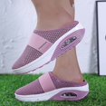 thumbnail image 2 of Fashion Solid Color Open Toe Slide Slippers Breathable Mesh Comfortable Beach Sandals Non Slip Lightweight Platform, 2 of 6