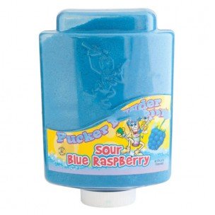 Pucker Powder Sour Blue Raspberry Candy  9 Ounces