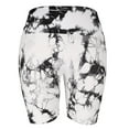 thumbnail image 1 of Pantalones cortos de yoga teñido anudado cómodos de talle alto, ajuste delgado, pantalones cortos de yoga para levantamiento de glúteos para mujeres, 1 of 8