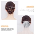 thumbnail image 4 of KAKOWELY Peineta de boda, elegante accesorio para el cabello de novia, peineta doble para novia y dama de honor., 4 of 5