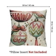 thumbnail image 4 of nygtbtfer Merry Christmas Throw Pillow Covers Pillow Case Pink Christmas Farmhouse Decorative Cushion Case for Home Office Room Couch Sofa White, 4 of 7