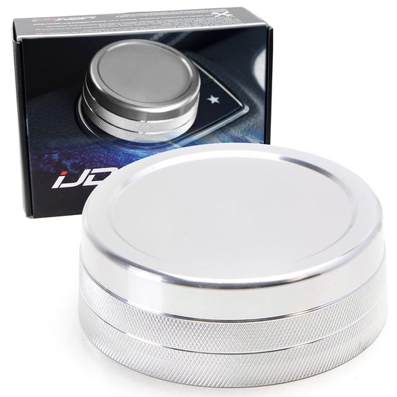 Silver Anodized Aluminum Center Console Command Control Knob Wheel Cover For Mercedes A B C E S CLA GLA GLK ML GL Class