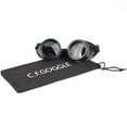 thumbnail image 5 of SAYFUT Vintage Steampunk Metal Welding Goggles Retro Gothic Halloween Cosplay Round Black Glass Lens, 5 of 5