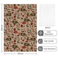 thumbnail image 2 of 2 Pcs Funny Kitchen Towels,Red Mushroom Flower Brown Pattern Microfiber Dish Towels,Kitchen Tea Towels,Kitchen Towel Set (18" X 26"), 2 of 7