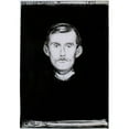 thumbnail image 2 of Edvard Munch 14x18 Gold Ornate Wood Frame and Double Matted Museum Art Print Titled - Self-Portrait (1895), 2 of 4
