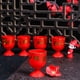 thumbnail image 3 of KAKOWELY 8 copas de vino con diseño de boda china, mini copas, cáliz de vino tinto, artículos para el hogar, 3 of 5