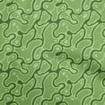 thumbnail image 1 of oneOone Cotton Jersey Green Fabric Abstracts Sewing Craft Projects Fabric Prints By Yard 58 Inch Wide, 1 of 4