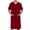 Red-04, variant on LONKITO Men's Nightgown Short Sleeve Nightshirts Long Pajama Nightshirt Comfort Lounge Sleep Shirt