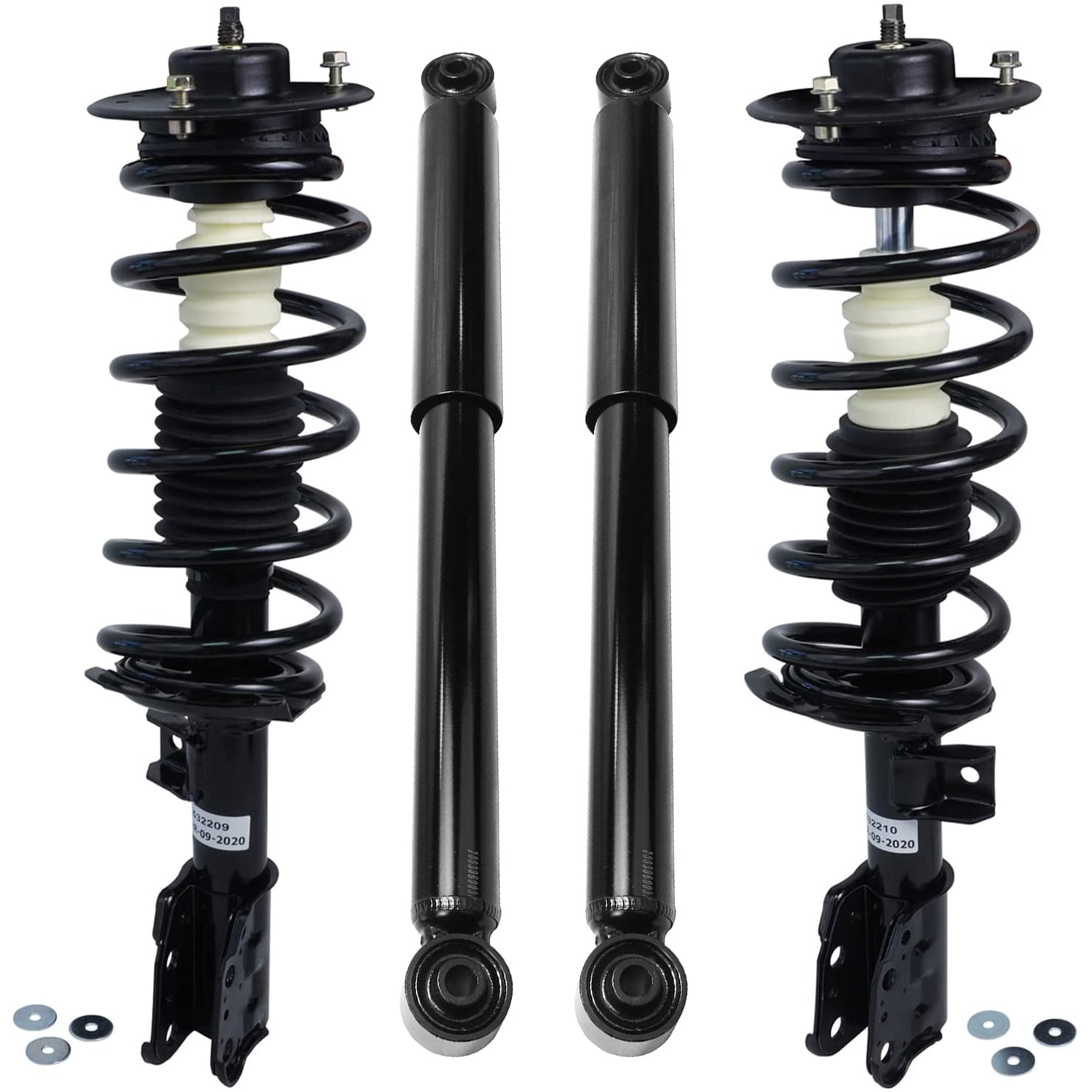Strut & Spring Assembly w/Sway Bar Link Front Pair for Chevy Pontiac Saturn 