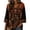 Brown&03^0914, variant on AHMOMEI Day of the Dead Tee Shirt for Women Floral Sugar Skull Print Halloween Shirt for Women Funny 3/4 Sleeve Mexican Day of Dead Dia De Los Muertos Shirt Woman
