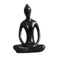 thumbnail image 1 of Estatua de cerámica, figurita pequeña, adorno moderno de colección, figurita para meditación. gracia, 1 of 9