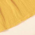 thumbnail image 6 of Odeerbi Girls Dress Baby Girls Clothes Toddler Outfits Lace Sleeveless Bow Cotton Comfortable Cute Kids Dress Yellow, 6 of 9