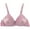 Light Purple, variant on New Women's Large Size Thin Bra Without Wire Underwear