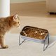 thumbnail image 1 of Cuenco elevado inclinado Salvador para gatos riego y alimentación Con soporte, 1 of 10
