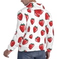 thumbnail image 6 of Sikiie Hand Drawn Strawberry Men's Hoodie, Essentials Hoodie, Sweatshirt, Pullover Hooded Sweatshirt for Men-Medium, 6 of 7