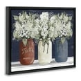 thumbnail image 3 of Stupell Industries Americana Floral Bouquets Rustic Flowers Country Pride Jet Black Framed Floating Canvas Wall Art, 16x20, by Cindy Jacobs, 3 of 9