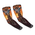 thumbnail image 2 of Lsque Tree Hollow Meditating Giraffe Cooling Arm Sleeves for Men & Women -Compression Sleeves to Cover Arms for Working,Sun Sleeves for UV Protection,Breathable, Moisture-Wicking, 2 of 8