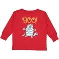 thumbnail image 3 of Inktastic Boo with Mummy Cat Boys or Girls Long Sleeve Toddler T-Shirt, 3 of 5
