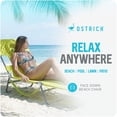 thumbnail image 2 of Ostrich The Original Chaise Lounge Beach Chair and Custom Fitted Towel Cover, 2 of 12