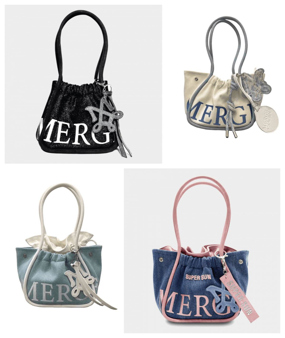 Merge® x Super Sun A Day Bag Mini Blush Sky, Women'S Underarm