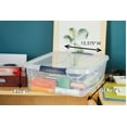 thumbnail image 2 of Open Box Rubbermaid 16 Quart Plastic Storage Tote Container with Lid (6 Pack), 2 of 7