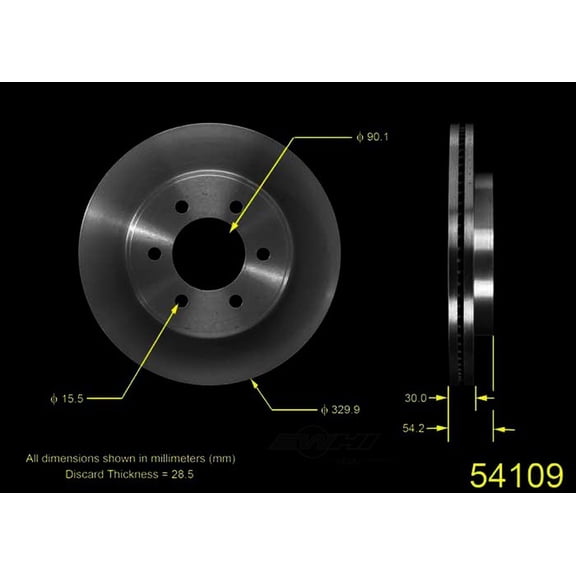 BENDIX PRT5527 Bendix Brake Rotor Fits select: 2005-2008 FORD F150, 2004 FORD F150 SUPERCREW