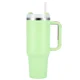 thumbnail image 1 of Taza Termo de 40oz, botella de café aislante de acero inoxidable con mango y pajita, hervidor portátil, taza de hielo para coche de viaje, 1 of 5