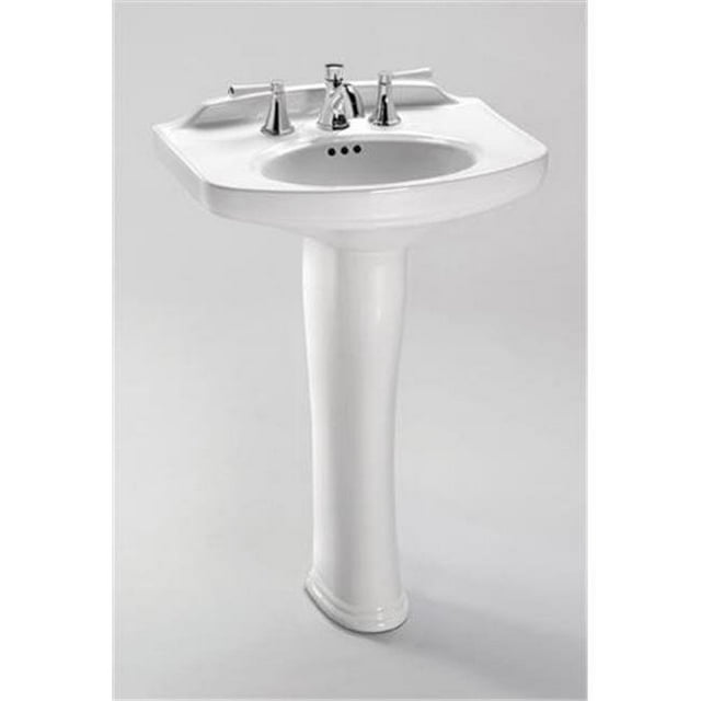Toto PT642-01 Évier à Carapace Piédestal&44; Coton Blanc
